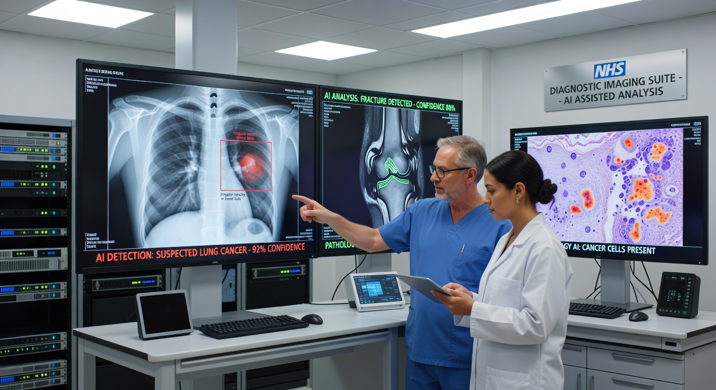 AI-powered diagnostic imaging analysis