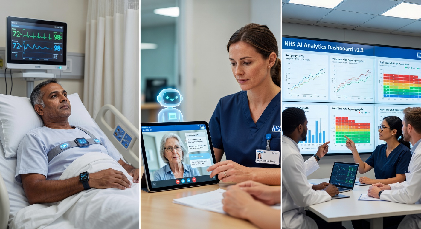 NHS clinician using AI decision support system