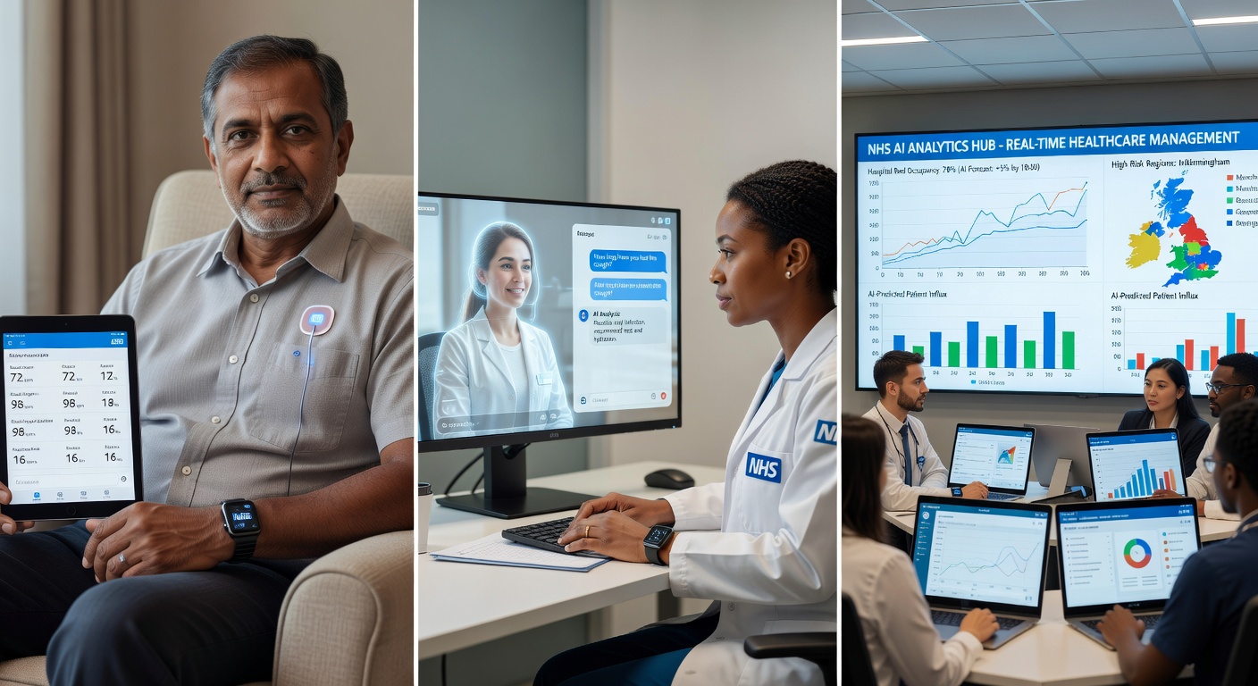 MediPulse patient engagement app showing personalised health dashboard